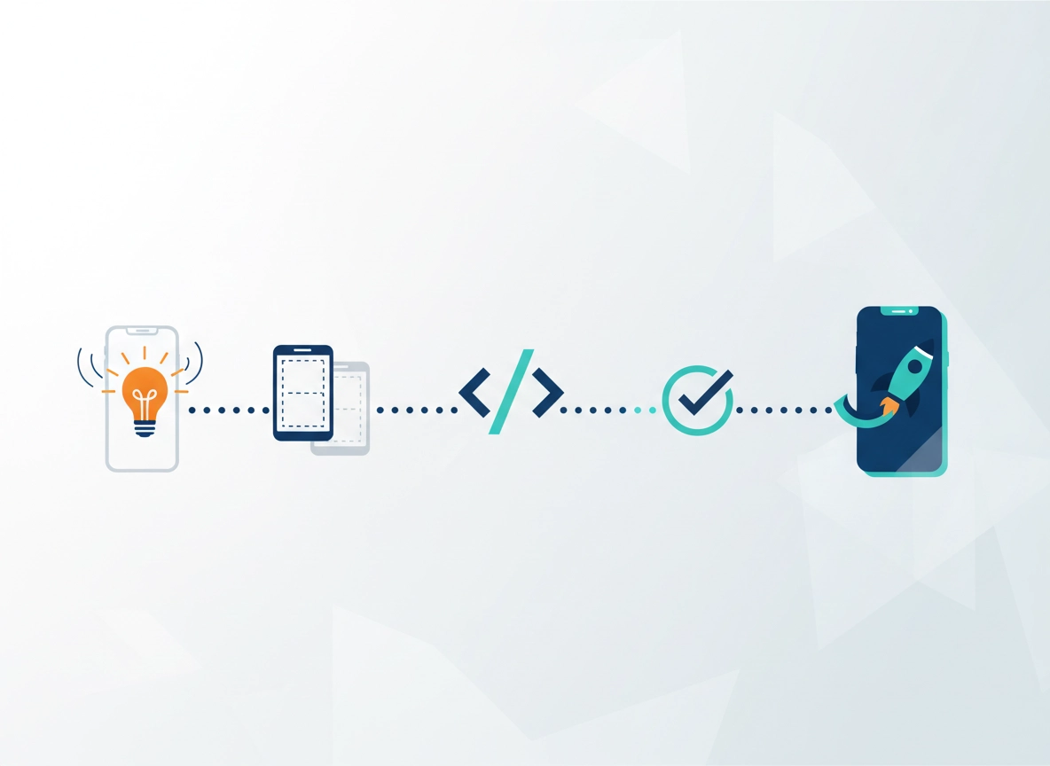 Idee zur marktfähigen App – Prozess Header