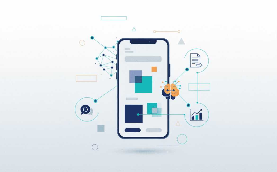 KI in Apps – Business Header